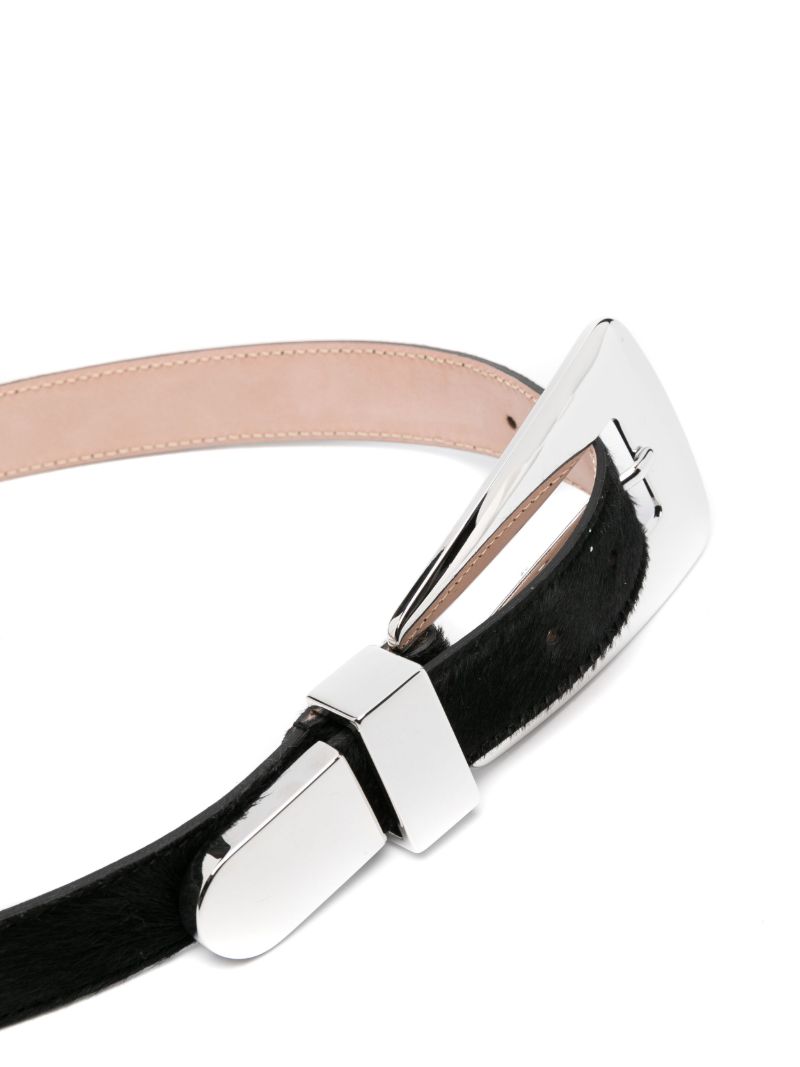 Black the Lucca Leather Belt