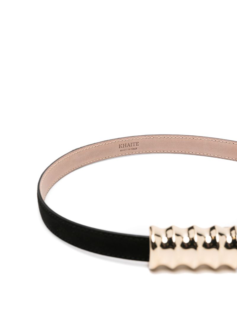 Black the Small Julius Suede Belt