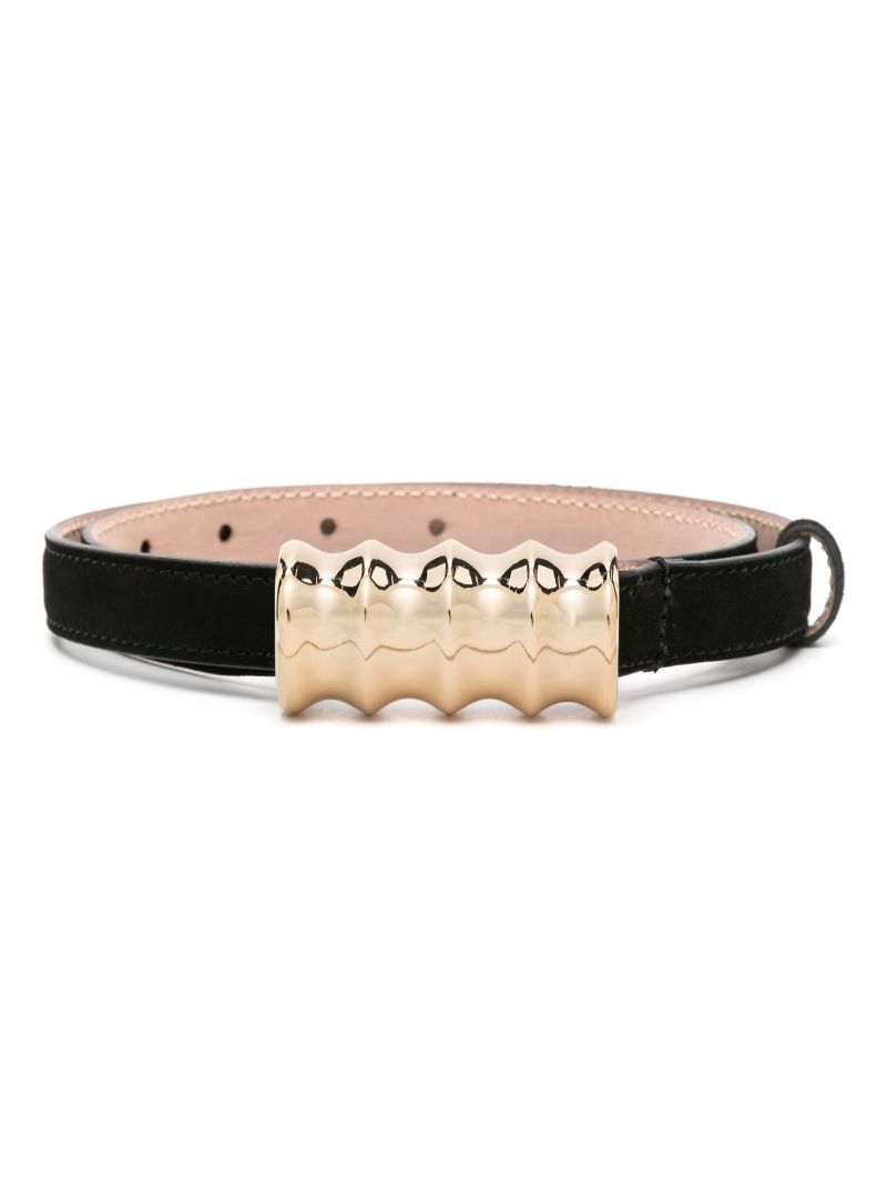 Black the Small Julius Suede Belt