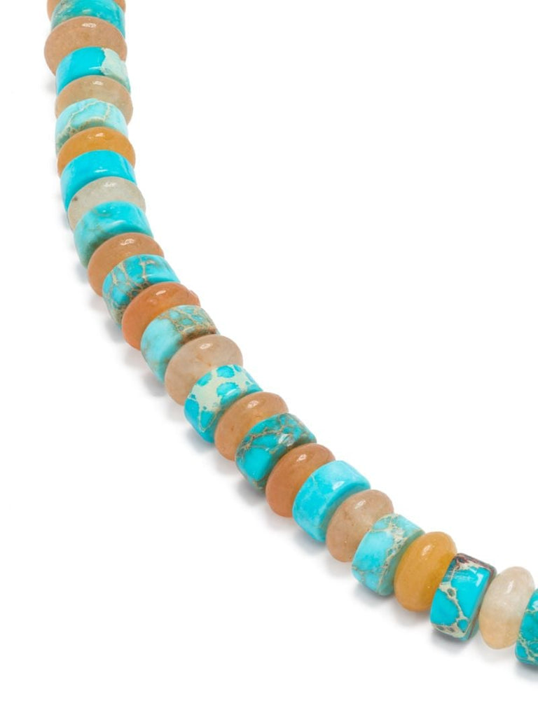 14k Yellow Gold Small Lego Cube Beaded Bracelet