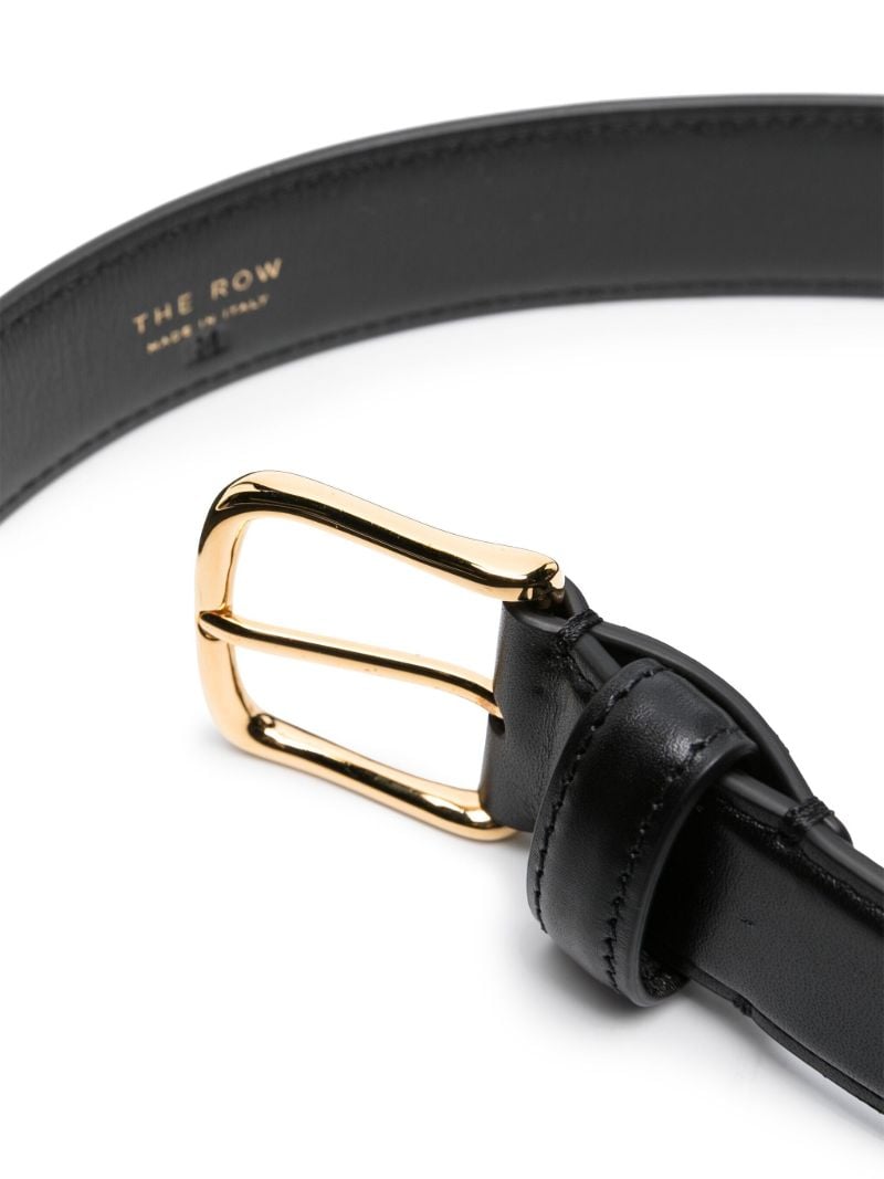 Black Classic Leather Belt