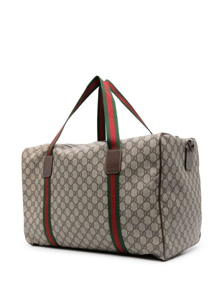 Neutral Gg Supreme Large Duffle Bag