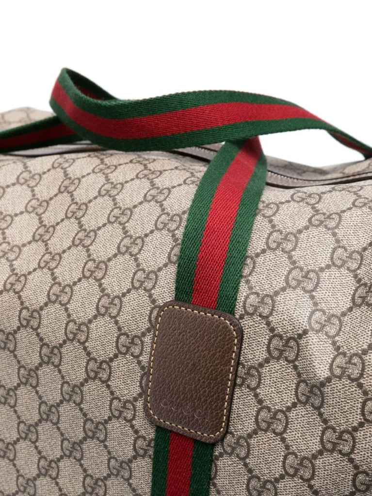 Neutral Gg Supreme Large Duffle Bag