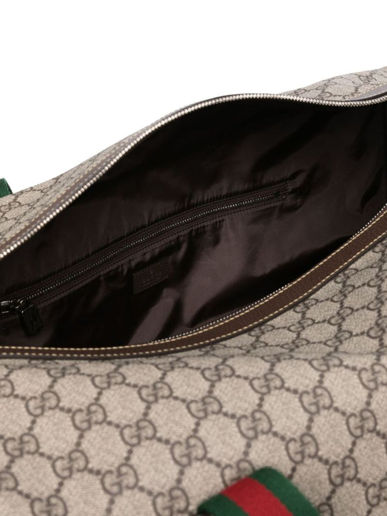 Neutral Gg Supreme Large Duffle Bag