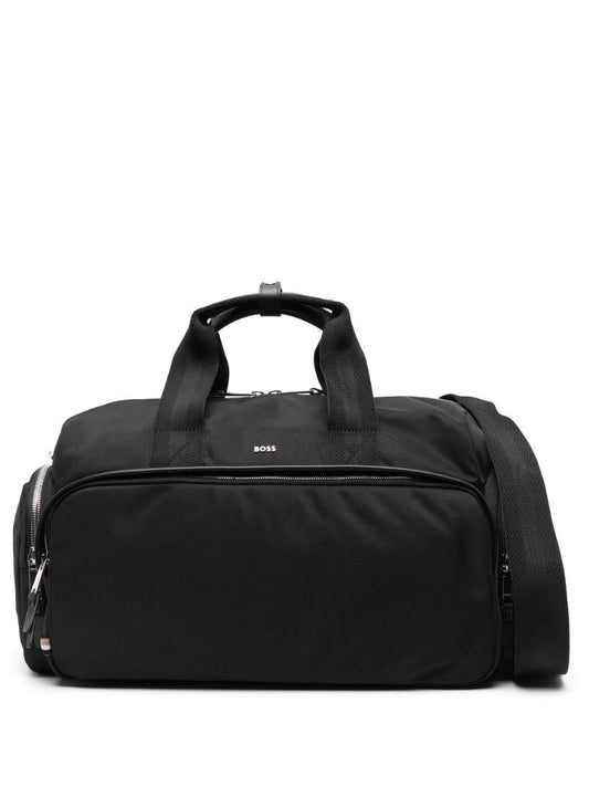Black Recycled Polyester Holdall