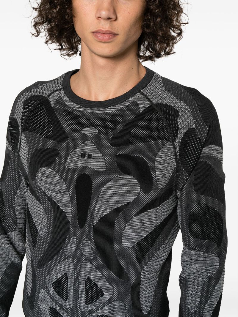 Grey Intarsia Sweater