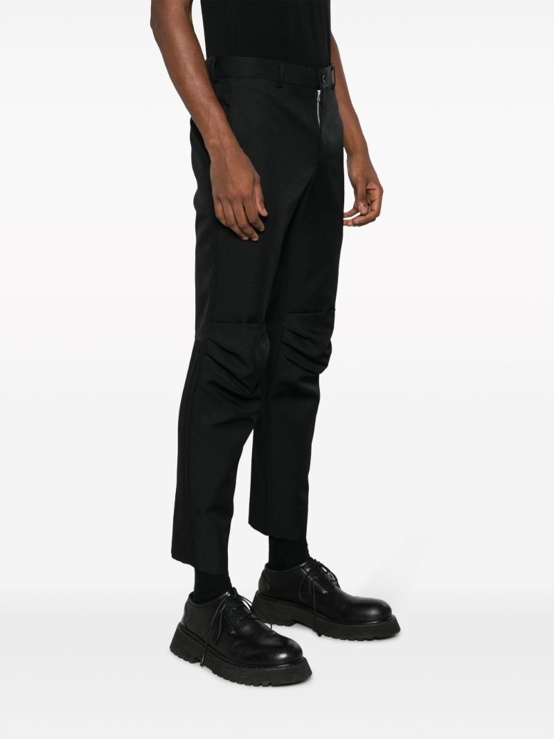 Black Mid Rise Skinny Trousers