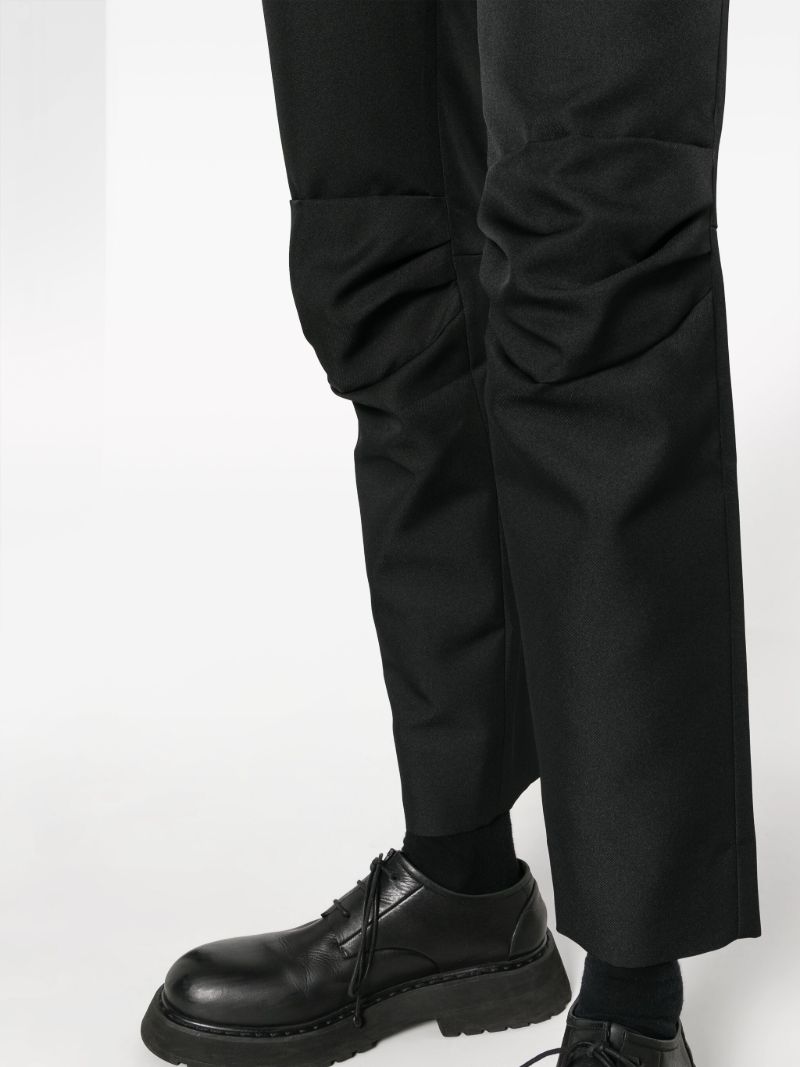 Black Mid Rise Skinny Trousers