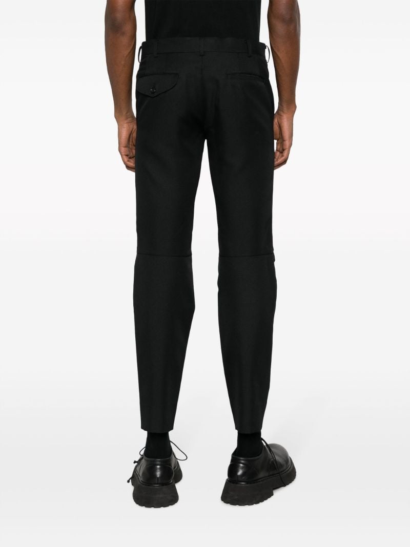 Black Mid Rise Skinny Trousers