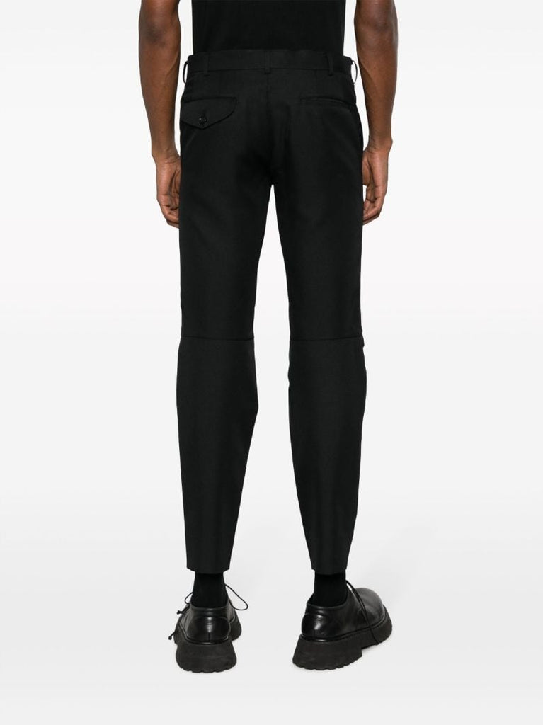 Black Mid Rise Skinny Trousers