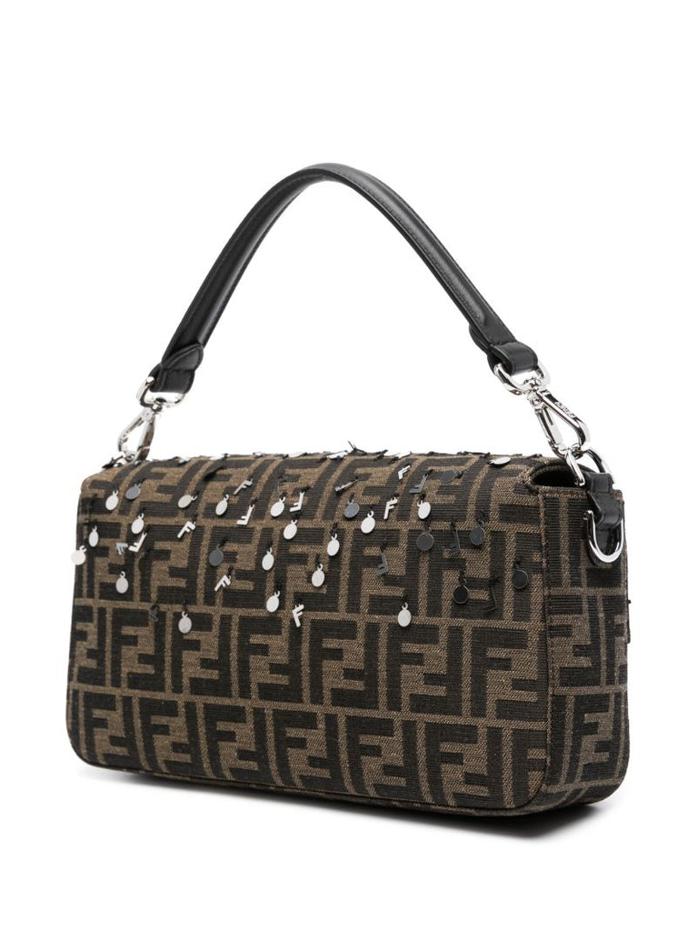 Black Sequin-embellished Tote Bag