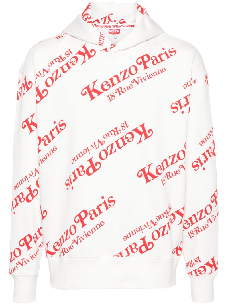 White Kenzo By Verdy Cotton Hoodie