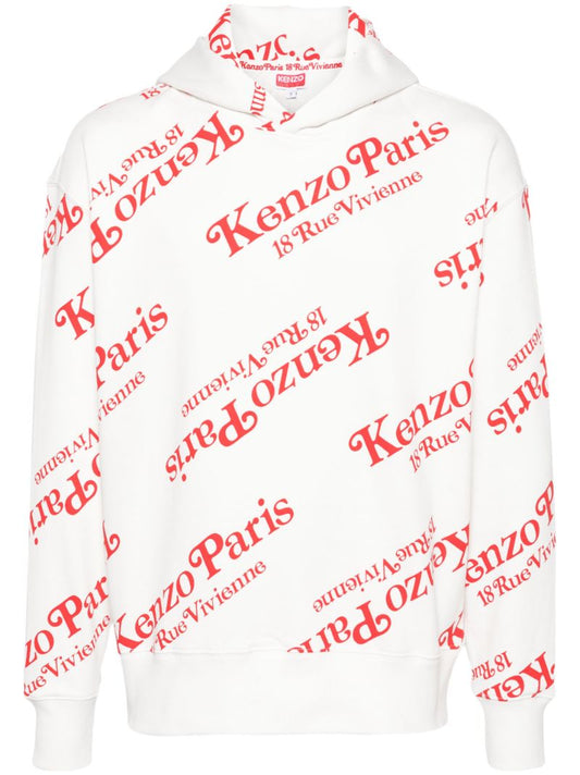 White Kenzo By Verdy Cotton Hoodie