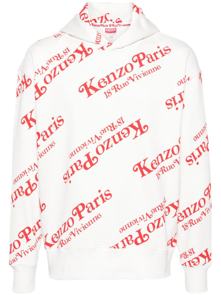White Kenzo By Verdy Cotton Hoodie