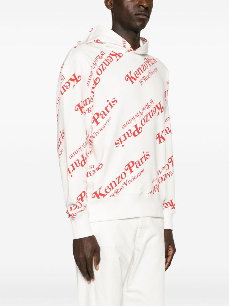 White Kenzo By Verdy Cotton Hoodie
