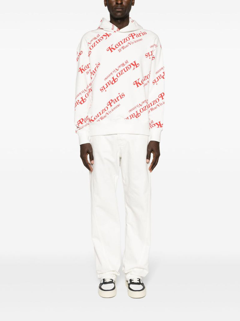 White Kenzo By Verdy Cotton Hoodie