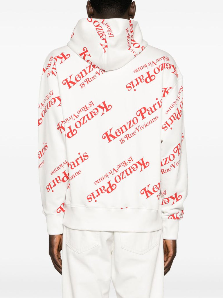 White Kenzo By Verdy Cotton Hoodie