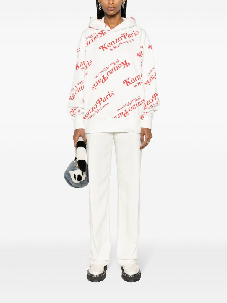 White Kenzo By Verdy Cotton Hoodie