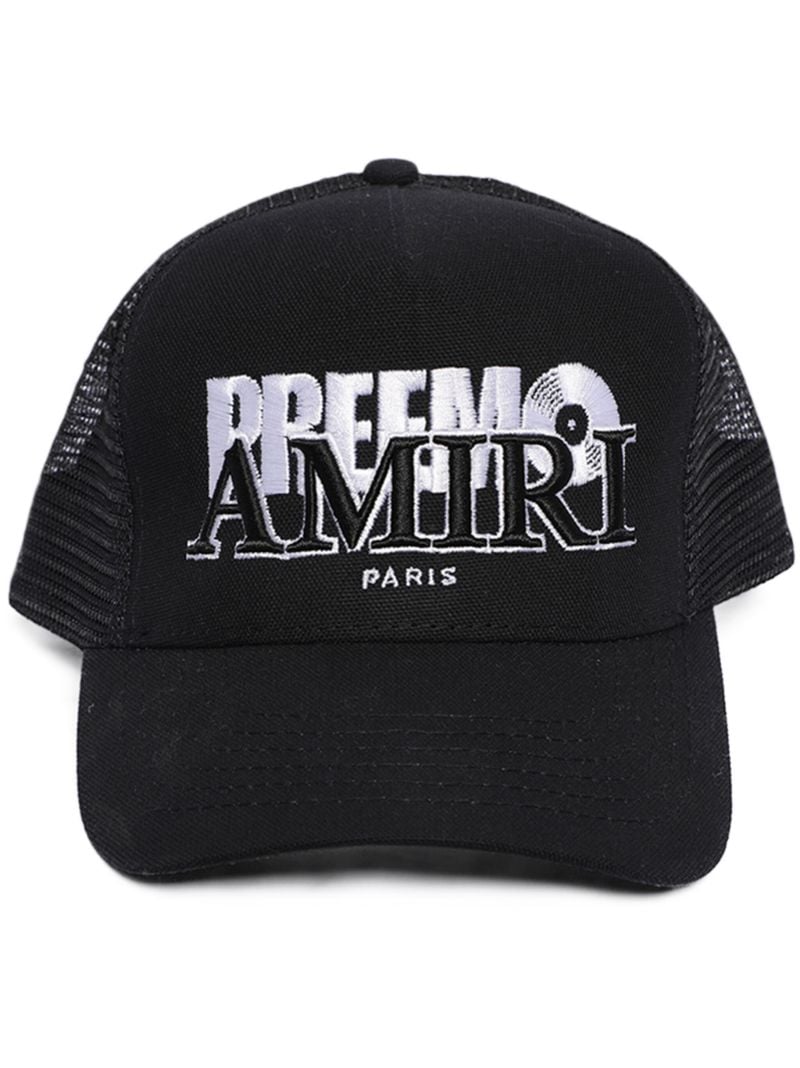 Black Logo-embroidered Baseball Cap
