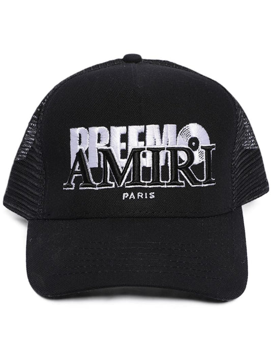 Black Logo-embroidered Baseball Cap