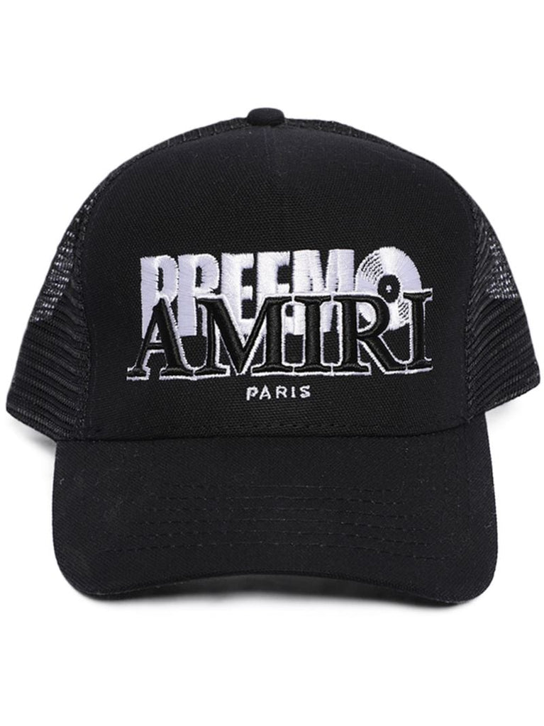 Black Logo-embroidered Baseball Cap