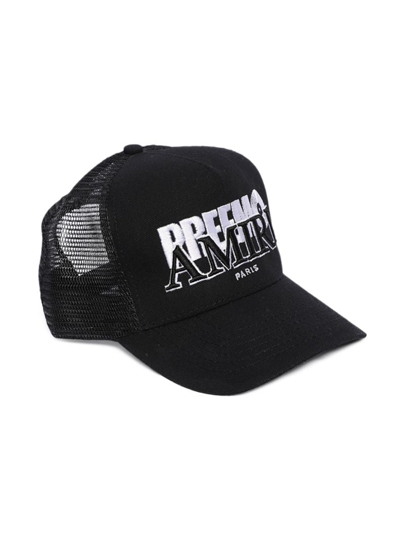 Black Logo-embroidered Baseball Cap