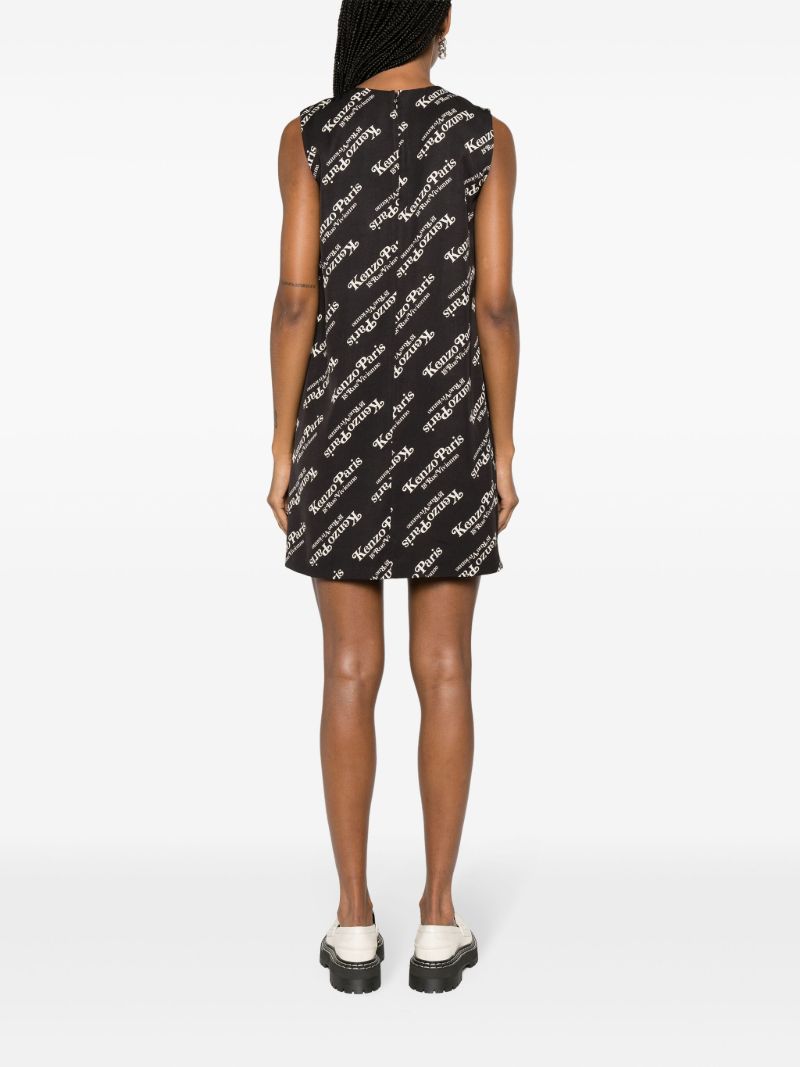 Black Kenzo By Verdy Mini Dress