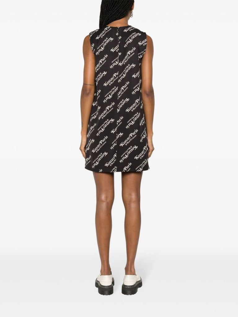 Black Kenzo By Verdy Mini Dress