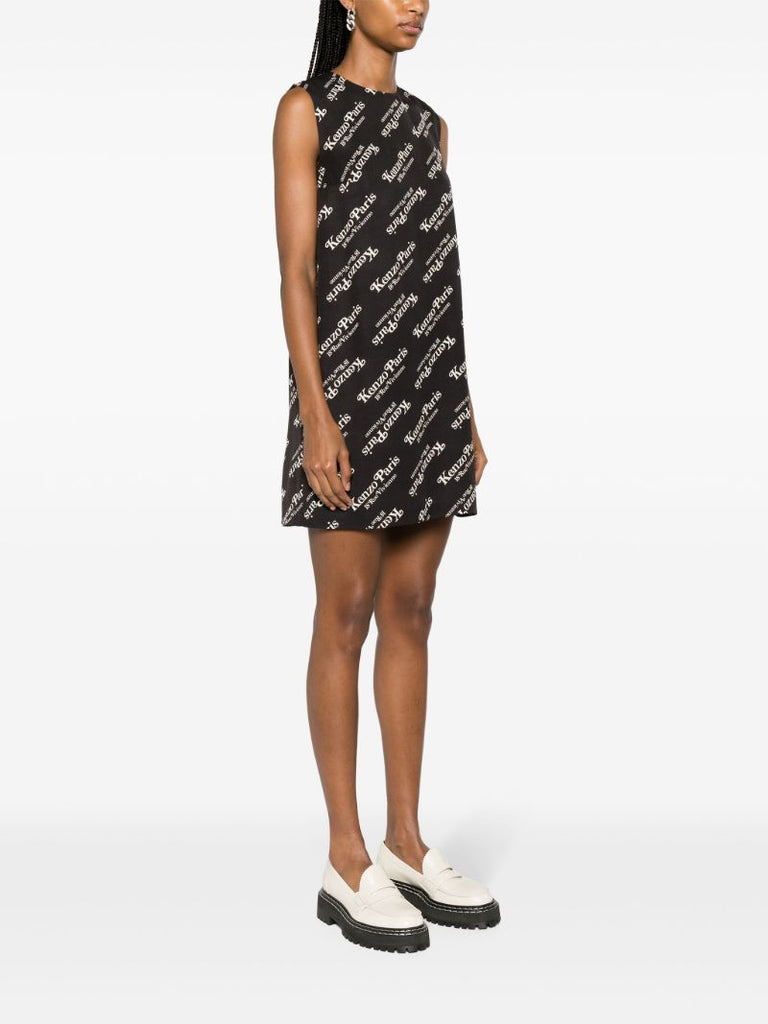 Black Kenzo By Verdy Mini Dress