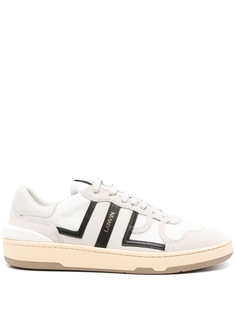 White Clay Leather Sneakers