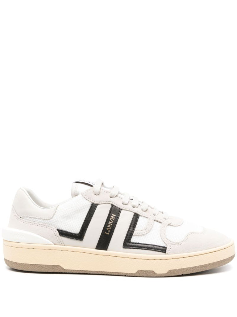 White Clay Leather Sneakers