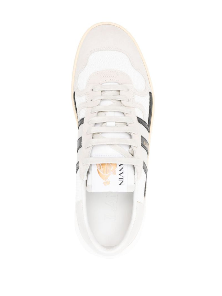 White Clay Leather Sneakers