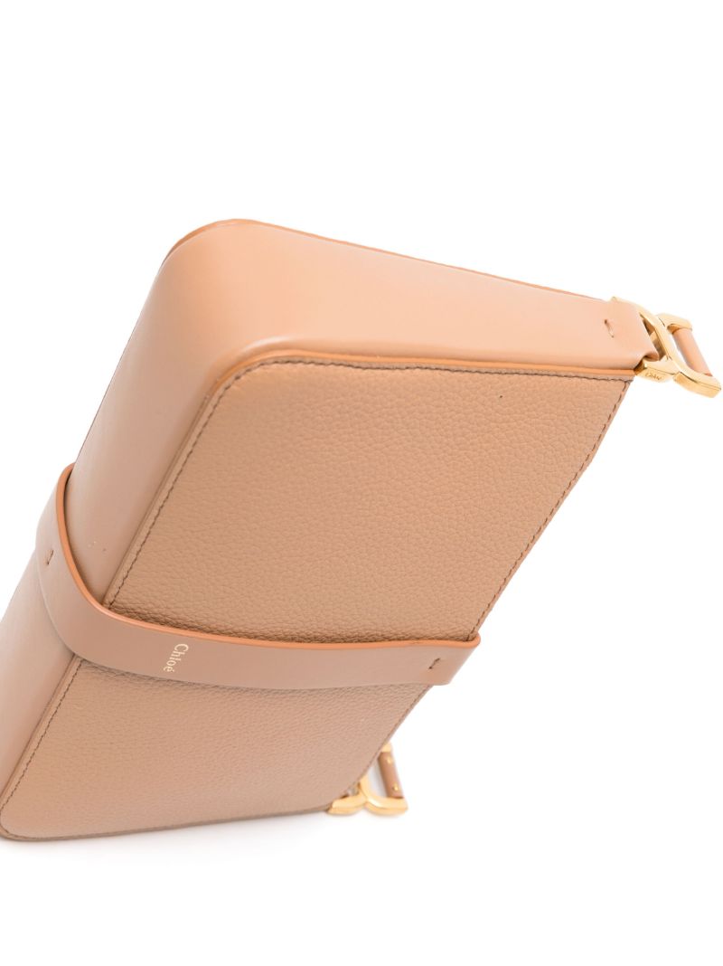 Neutral Marcie Leather Crossbody Bag