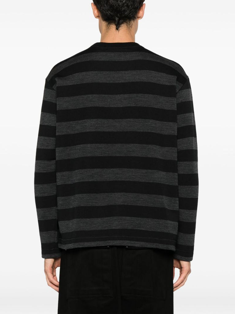 Black Striped Sweater