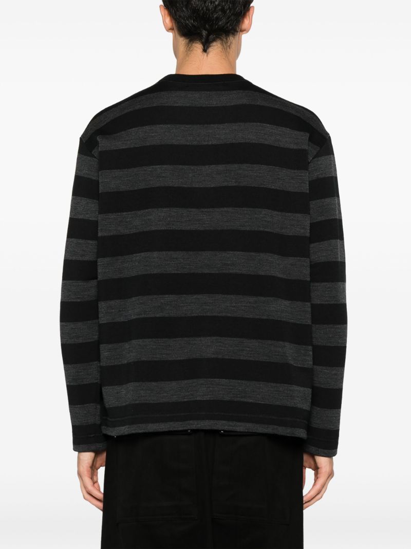 Black Striped Sweater