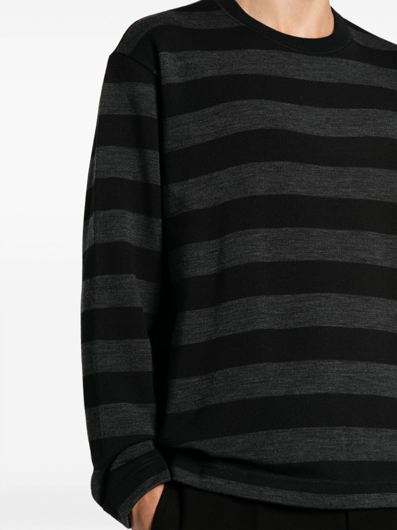 Black Striped Sweater