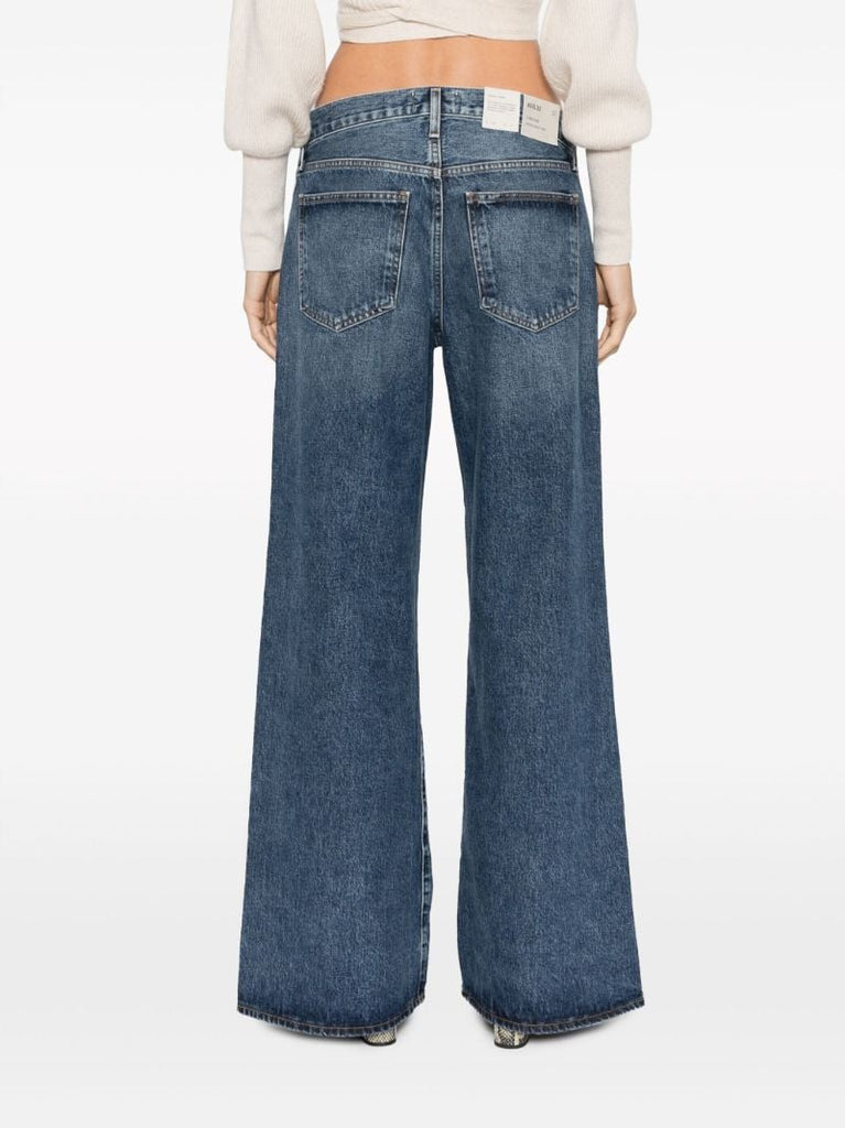 Blue Clara Low-rise Flared Jeans