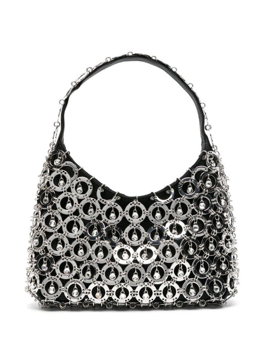 Black Paco Chainmail Shoulder Bag