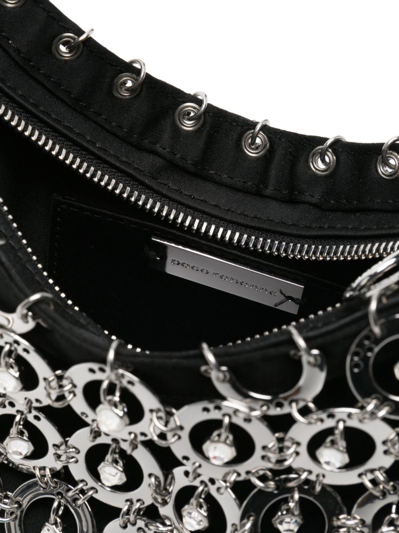 Black Paco Chainmail Shoulder Bag