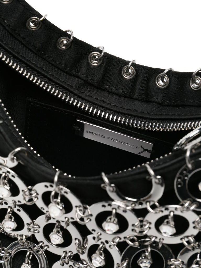 Black Paco Chainmail Shoulder Bag
