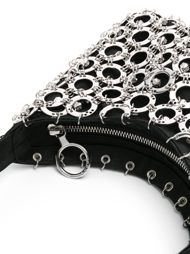 Black Paco Chainmail Shoulder Bag