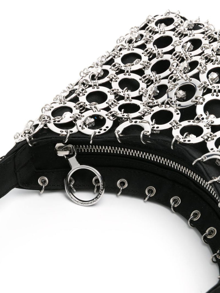 Black Paco Chainmail Shoulder Bag