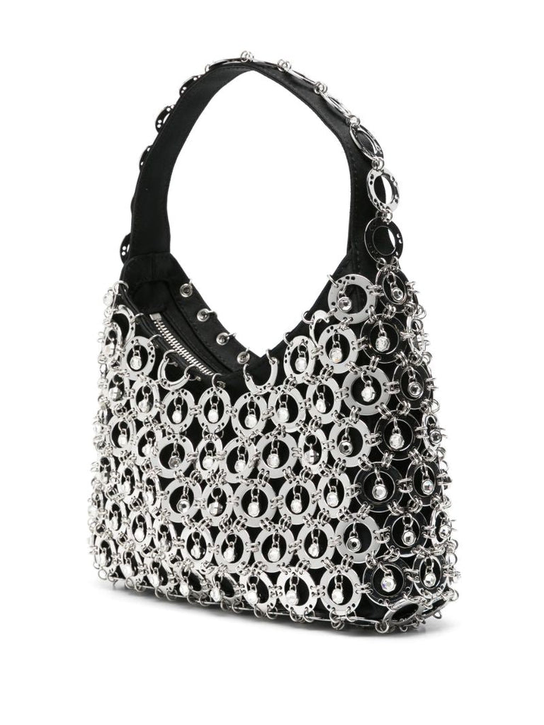 Black Paco Chainmail Shoulder Bag