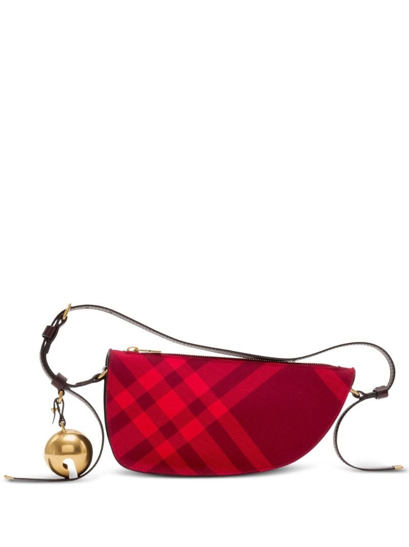 Red Ripple Shoulder Bag