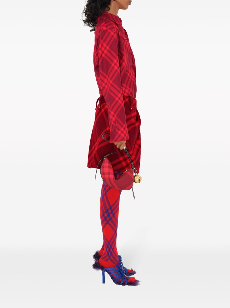 Red Ripple Shoulder Bag