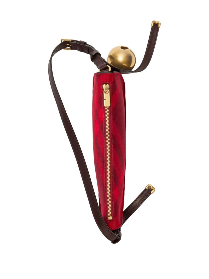 Red Ripple Shoulder Bag