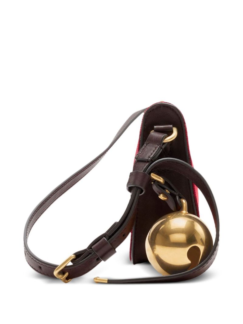 Red Ripple Shoulder Bag
