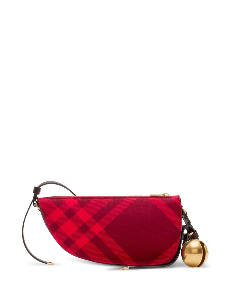 Red Ripple Shoulder Bag