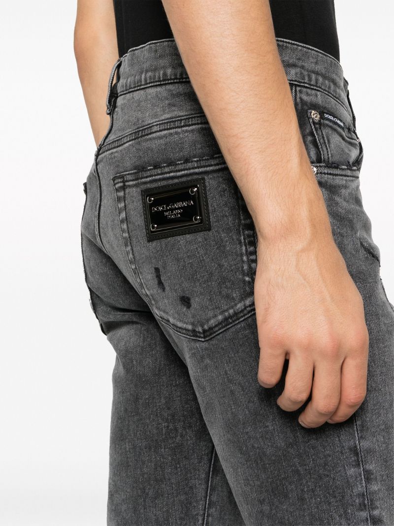 Grey Slim-fit Jeans