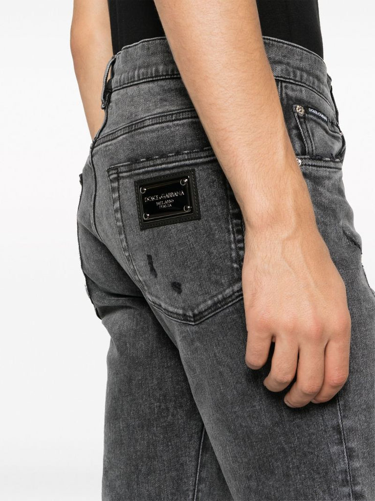 Grey Slim-fit Jeans